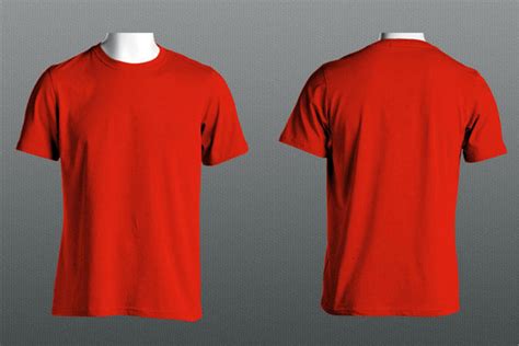 15 PSD T-Shirt Template Front And Back Images - Black T-Shirt Template ...