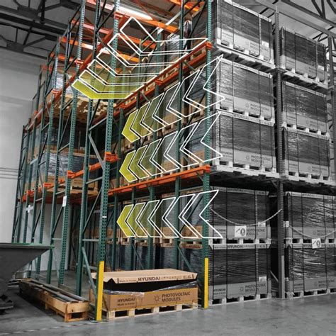 Push Back Pallet Rack Storage Systems - Total Warehouse