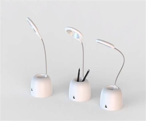 Wireless Desk Reading Lamp free 3D model | CGTrader