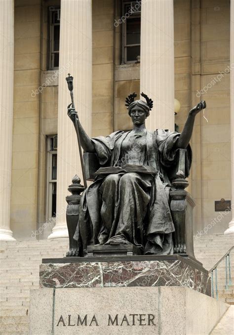 Statue of Alma Mater at Columbia University — Stock Photo © philipus ...