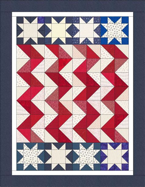 Patriotic Quilt Patterns Beautiful Star – Quilt Pattern Ideas