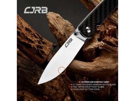 CJRB Ria J1917 Carbon Fiber pocket knife | Kniland.com - knives, sharpeners, axes