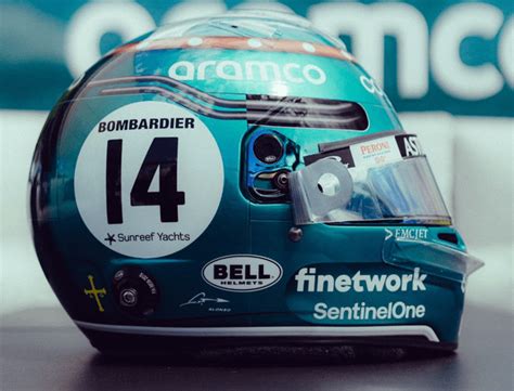 New helmet design of Fernando Alonso for the British GP : r/formula1