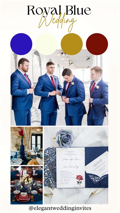 Royal Blue Wedding: 10 Color Palettes for Your Big Day 2023 ...