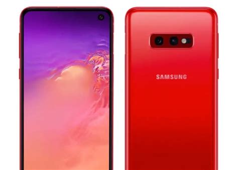 Samsung pondrá a la venta una versión en color rojo del Galaxy S10e