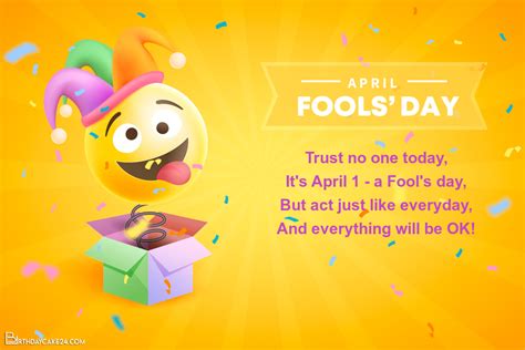 Realistic April Fools' Day Cards Online Free | April fools day, April ...