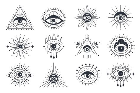 Evil Eye Tattoo, Magic Tattoo, Aries Tattoo, Third Eye Tattoos, Star ...