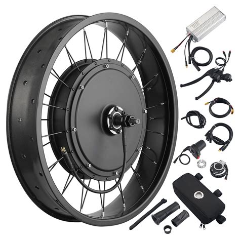 Yescom Electric Bike Conversion Kit 48V 1000W 20" Front Wheel E-Bike ...