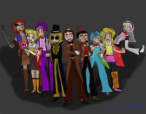 Human Fnaf Characters! by Alex21346587 on DeviantArt