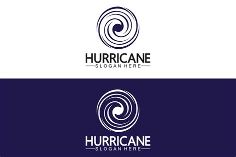 Hurricane Logo Vector Illustration Graphic by kosunar185 · Creative Fabrica