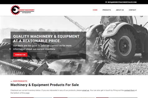 Web Design Project: Midwest Machinery & Equipment