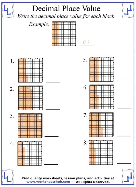 grade 4 math worksheets convert decimals to mixed numbers k5 learning ...