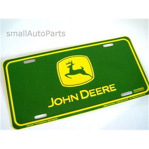 Chroma-Graphics Aluminum License Plate - Green John Deere - Walmart.com - Walmart.com