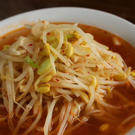 Soybean Sprout Soup with Kimchi (Kimchi Kongnamul Guk)