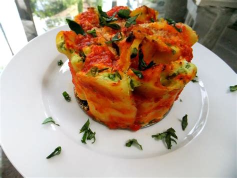 Paccheri Pasta and Some Party Ideas - Proud Italian Cook Spring Form, Spinach Ricotta, Yummy ...