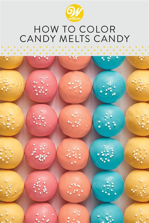 How to Color Candy Melts Candy | Wilton