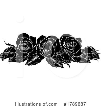 Rose Clipart #1773977 - Illustration by AtStockIllustration