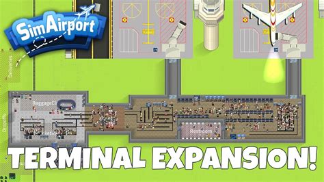 Terminal Expansion! - Sim Airport Gameplay Highlights - EP 4 - YouTube