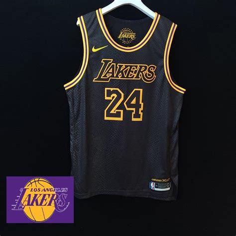 Lebron James Nike Black Mamba Edition Los Angeles Lakers Jersey Size 50 ...