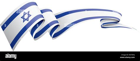 Israel flag, vector illustration on a white background Stock Vector Image & Art - Alamy