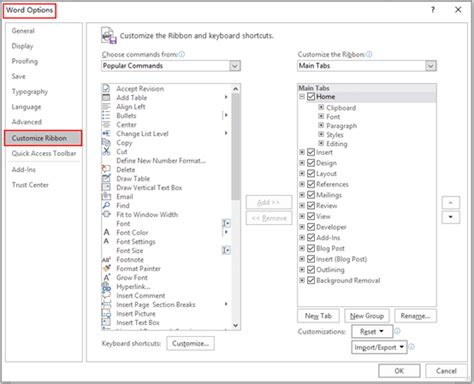 How to Create a Custom Ribbon in Microsoft Word - My Microsoft Office Tips