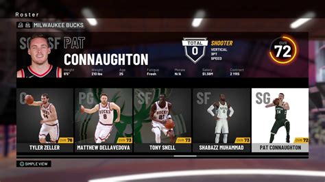 NBA 2K19 - Milwaukee Bucks Roster - All Players Ratings Positions Ages ...