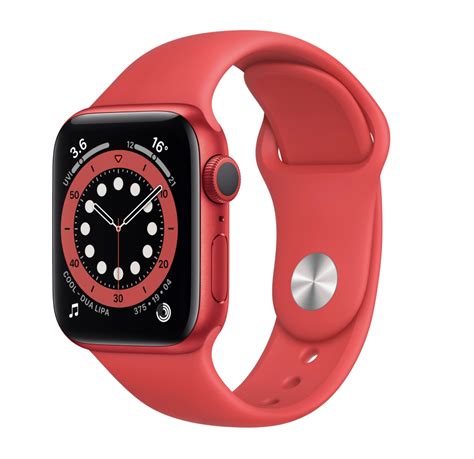 Apple Watch Series 6 44mm PRODUCT(RED) Aluminum Case with Red Sport Band (M00M3) | AppleCover