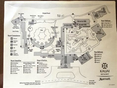 Kauai Marriott Resort Map