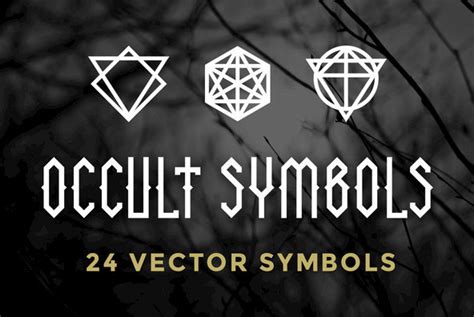 24 Occult Symbols Graphics - YouWorkForThem