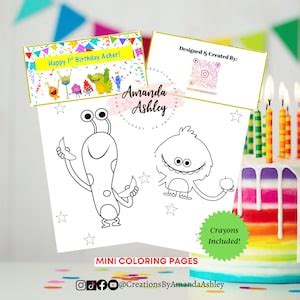 Simple Songs Coloring Pages, Mini Coloring Pages, Simple Songs Birthday, Simple Songs Party ...