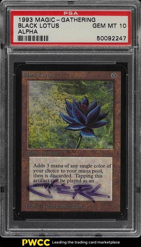 Magic: The Gathering Black Lotus card sells for $511,100 at auction ...