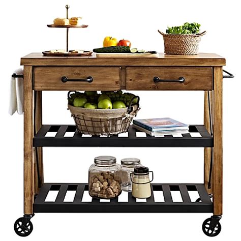 Crosley Roots Rolling Rack Industrial Kitchen Cart - Bed Bath & Beyond