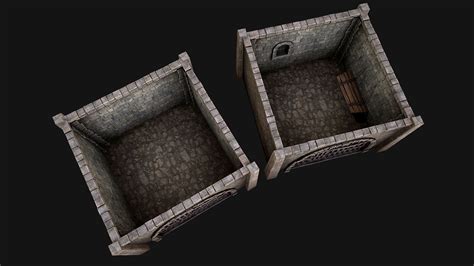 Medieval Dungeon Prison Set 3D - TurboSquid 2009033