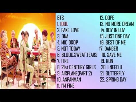 Bts Songs In Order – BTS Army