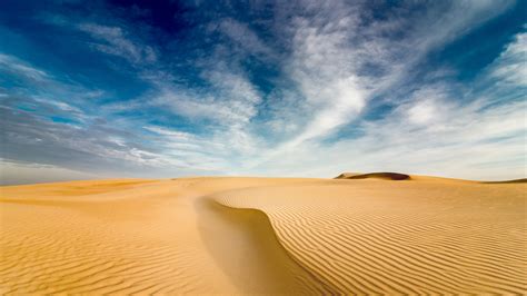 Download wallpaper 1920x1080 desert sand, dunes, landscape, sunny day, full hd, hdtv, fhd, 1080p ...