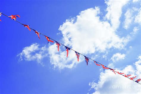 British flag bunting Photograph by Tom Gowanlock | Fine Art America