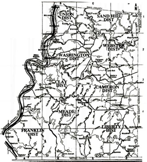 Marshall County, West Virginia Maps