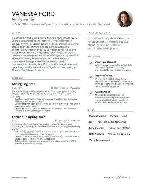 3 Successful Mining Engineer Resume Examples And Writing Tips for 2024