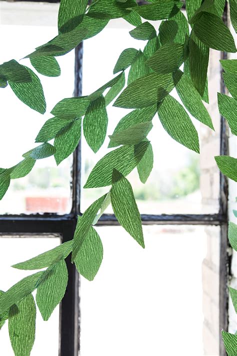 DIY paper leaf garland - The House That Lars Built