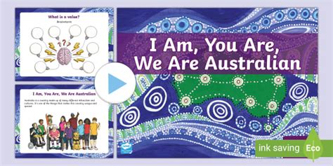 I Am You Are We Are Australian PowerPoint (teacher made)