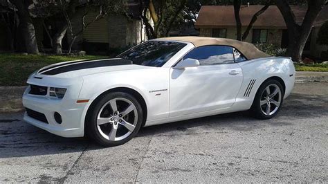 5th gen white 2011 RS Chevrolet Camaro convertible [SOLD] - CamaroCarPlace