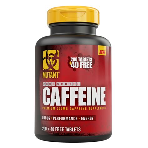 Mutant Core Caffeine | Caffeine tablets, Caffeine pills, Supplements