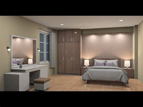 Design interior bedroom using Sketchup - YouTube