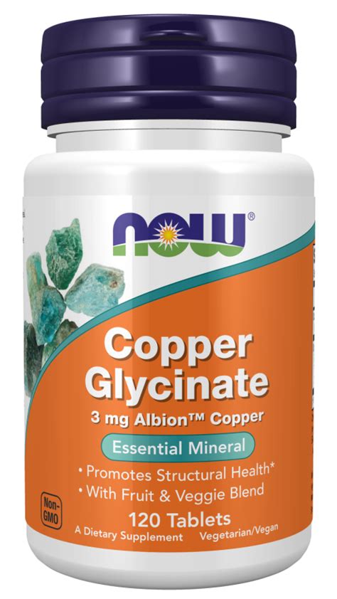 Copper Glycinate Tablets | NOW Foods