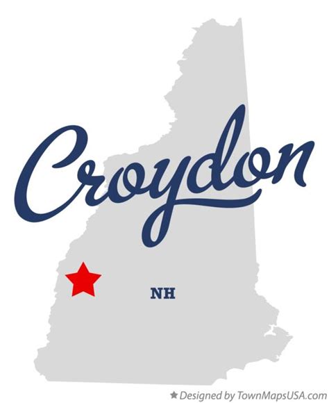 Map of Croydon, NH, New Hampshire