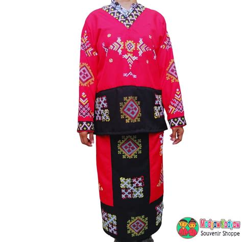 Manobo Native Printed Costume Attire/ Ethnic Cultural Dress | Shopee ...