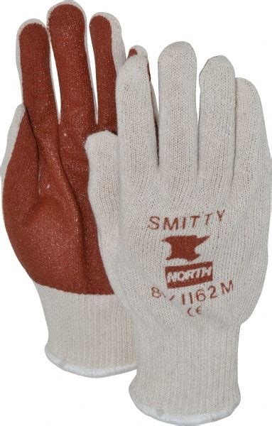 North - Work Gloves: Smitty® Size Medium, Nitrile-Coated Cotton Blend, General Purpose | MSC ...