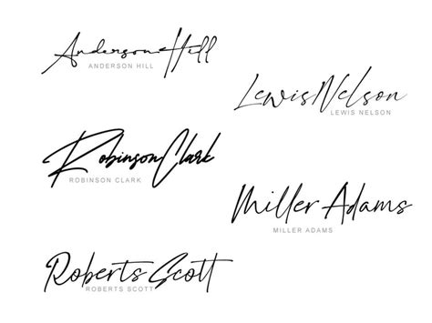 Professional handwritten signature style logo design | Upwork