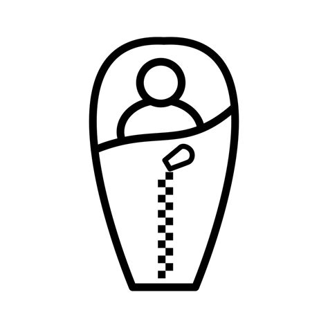 Sleeping Bag Vector Icon 355694 Vector Art at Vecteezy