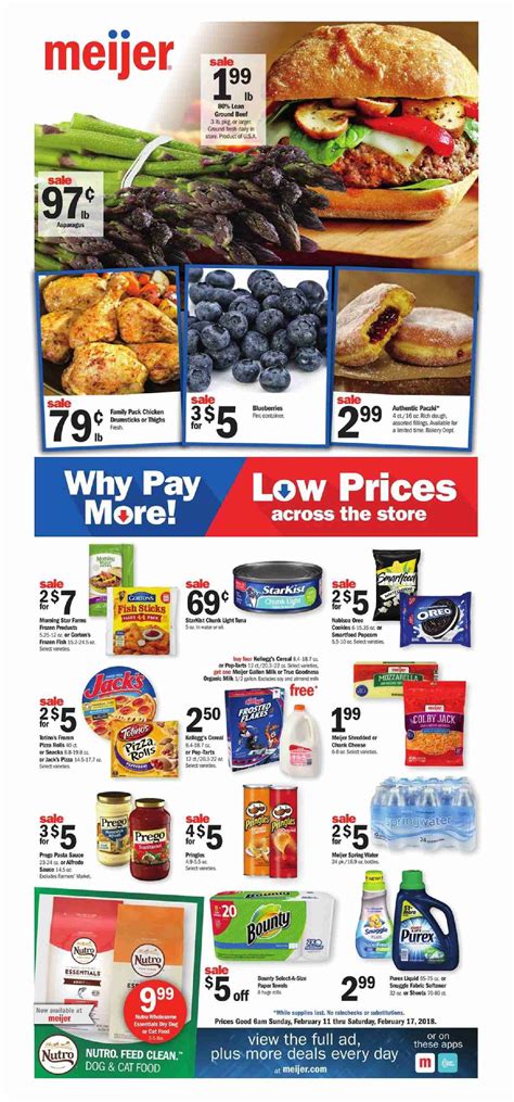 Browsing Preview Meijer Weekly ad Flyer this week February 11 – 17, 2018. Customer will find low ...